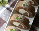 A picture of step 21 of A Fluffy Cocoa Swiss Roll Sponge.