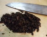 A picture of step 1 of Southern Italian: Olive and Anchovy Pasta.