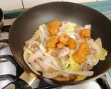 鹹豬肉炒娃娃菜佐油條的食譜步驟7照片