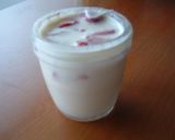 A picture of step 4 of Strawberry Milk Pudding.