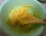 A picture of step 5 of Cream Puff Pastry Done in the Microwave.