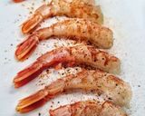 Foto del paso 2 de la receta Vieiras y gambas sobre puré de boniatos con salsa de whisky