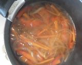 A picture of step 3 of Non-Fried Marinated Nanban - Raw Salmon and Sweet Onions Using Shio-Koji.