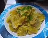 Hình bước làm 4 của món Hoành thánh luộc