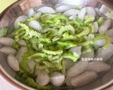 A picture of step 9 of Pickled Bitter Melon with Ume Plums.