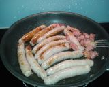 A picture of step 1 of Slow Cooker Sausages and Lentils Casserole.