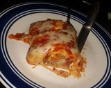 A picture of step 4 of Lasagna Roll Up's.