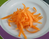 Foto del paso 2 de la receta: Espaguetis con verdura y soja
