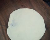 A picture of step 4 of Badam Puri.