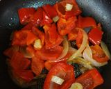 Foto del paso 2 de la receta: Tallarines al pimiento