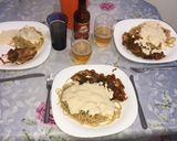 Foto del paso 4 de la receta: Pechuga al sartén con salsa blanca