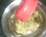 A picture of step 1 of Steamed Banana Cake.