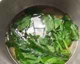 A picture of step 2 of Green peas leaves & Raw chickpeas Chila.
