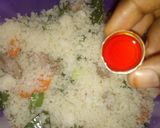A picture of step 12 of Dambun shinkafa.