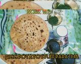 A picture of step 4 of Big potato stuff Parantha aloo ka paratha.