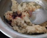 A picture of step 3 of Cheena kesari.