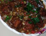 A picture of step 10 of Gravy manchurian.