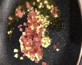 Foto del paso 3 de la receta: Filete de ternera con espinacas salteadas con jamón