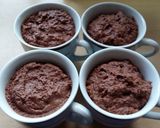 A picture of step 5 of Vickys Boozy Chocolate Chestnut Pudding, GF DF EF SF.