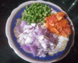 A picture of step 1 of Vegetable kadhi.