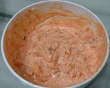 A picture of step 2 of Kimchi Flavoured Mayonnaise Dressing.