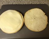 A picture of step 2 of Cheesie Chicken Delishisness Sandwich.