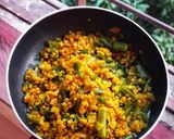 পেঁয়াজ কলি দিয়ে মশুর ডাল ভূনা রেসিপির ধাপ 3 ছবি