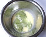 A picture of step 7 of Green Tea and White Chocolate Mousse Cake.