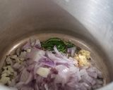 A picture of step 3 of Barnyard Milet (Bhagar) Mung bean papadi chat.