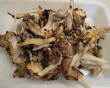 A picture of step 3 of Grilled Maitake Mushroom and Mizuna Greens Nibitashi.