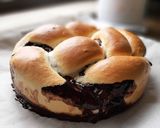 Csokis-málnás fonott recept fázis 5 fotója
