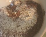 A picture of step 3 of Sunshines cocoa white chocolate macadamia cookies.