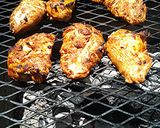 A picture of step 5 of 4th of July chicken, or anytime.