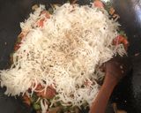 A picture of step 6 of Omurice (Japanese Fried Rice with Omelette).