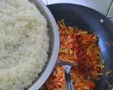 शेजवान फ्राइड राइस (Schezwan fried rice recipe in Hindi) रेसिपी चरण 2 फोटो
