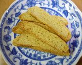 A picture of step 10 of Oil and Egg Free Okara Biscotti.