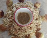 A picture of step 13 of Rice with potato balls (pulao style).