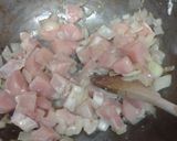 A picture of step 1 of Moes Honey Chicken Curry.