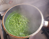 Foto del paso 3 de la receta: Arroz verde con champiñones rellenos. #recetariocamino