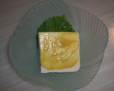 A picture of step 4 of Hiyayakko Chilled Tofu With Nametake Mushrooms.