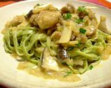 A picture of step 6 of Soy Sauce Flavored Chicken in Cream Sauce.