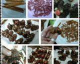 A picture of step 8 of Ladybirds Cocopop Chocolate Reindeers.