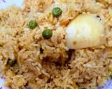 Alu mattar pulao recipe step 5 photo