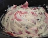 A picture of step 3 of Pork chop stuffing.