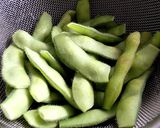 A picture of step 1 of Edamame Jerky.