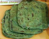 A picture of step 9 of Palak Paneer Paratha.
