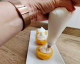 Foto del paso 3 de la receta Melocotones rellenos con crema de queso y caramelo