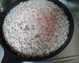A picture of step 1 of Shio-koji Soboro.