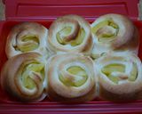 A picture of step 9 of Microwave-simmered Apples in Apple Bread.