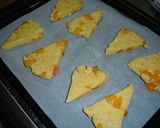 A picture of step 6 of Crispy Persimmon Scones - Made with Pancake Mix.
